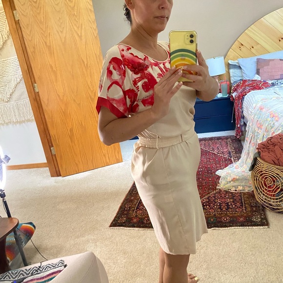 Rebecca Taylor silk twill embellished shift dress size 8. Like new. - Picture 5 of 6